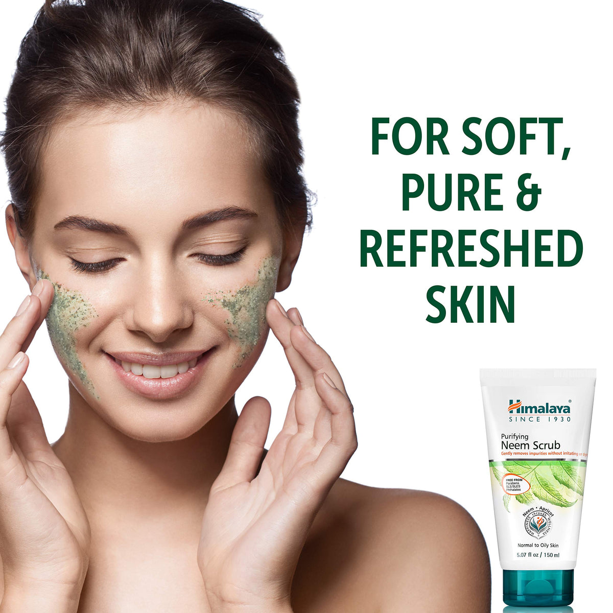 Himalaya Gentle Exfoliating Apricot Face Scrub for Deep Cleansing, 150 ml