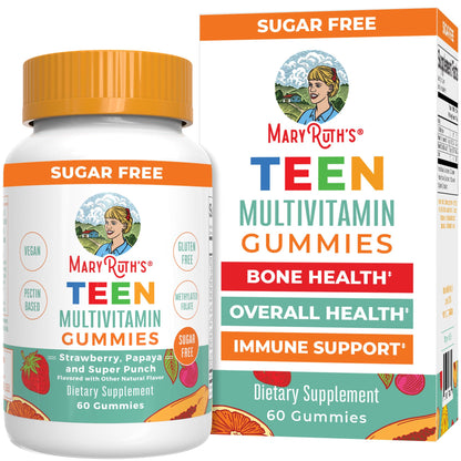 MARYRUTH'S Kids Vitamins | Multi | Sugar Free | 2 Month Supply | Kids Multivitamin Gummies for Ages 2+ | Vegan | Only 1 Gummy a Day | 60 Count