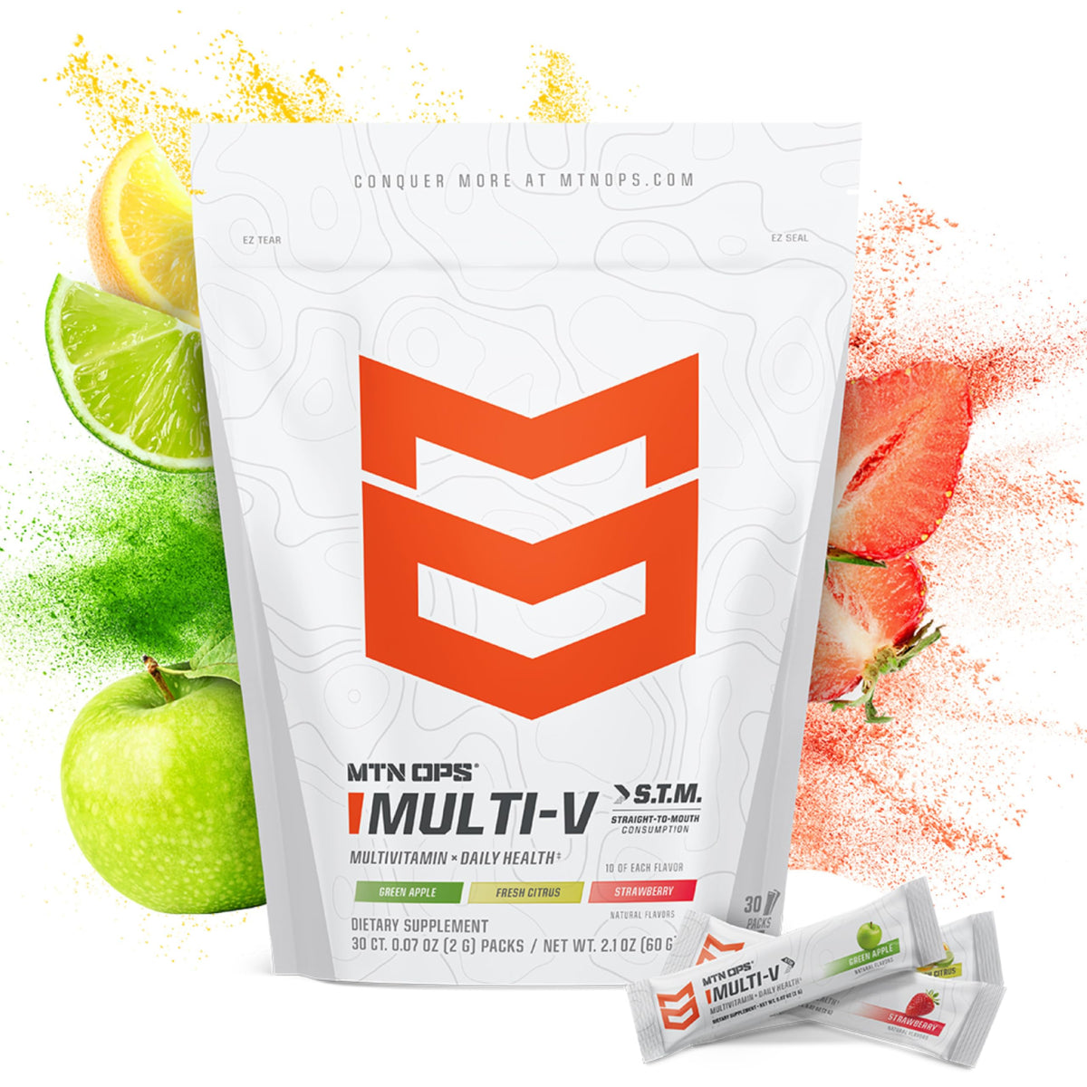 MTN OPS Multi-V Daily Multivitamin for Men & Women, 90 Capsules