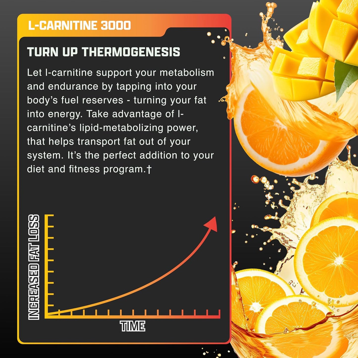 Nutrex Research Lipo-6 Defining Gel & L-Carnitine 3000 Orange Mango | Stimulant-Free Workout Support | Fast-Absorbing Topical Gel + Liquid L-Carnitine
