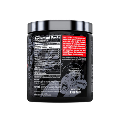 Nutrex Research Hemo-Rage Extreme High Stim Pre Workout Powder | Insane Lasting Energy