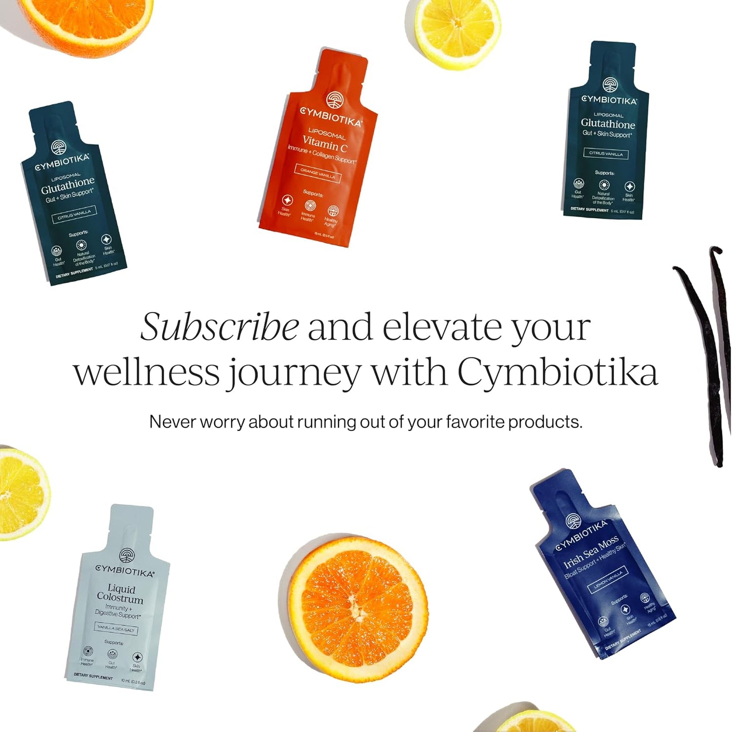 CYMBIOTIKA Liposomal Vitamin C 1000mg with Biotin for Skin