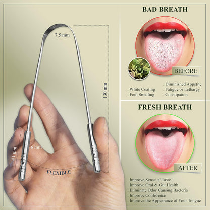 Dental Tools Kit for Teeth Cleaning (6 Pack) – Stainless Steel Oral Care Set with Plaque Remover, Scaler, Mirror & Tongue Scraper, Includes Storage Case for Personal Use