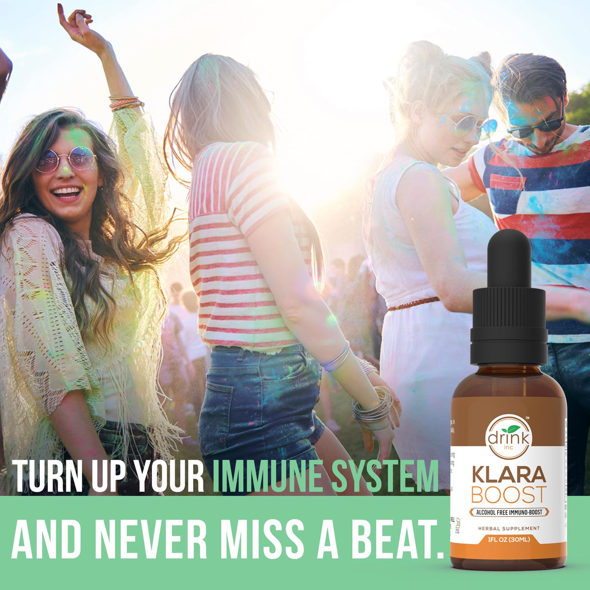 Drink Inc Klara Boost Alcohol Free Immuno-Boost | 30ML Herbal Supplement