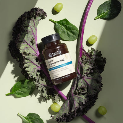 Nature's Sunshine Super Supplemental: Complete Multivitamin with Minerals, Antioxidants & More for Nutritional Gaps, Overall Health, Immune & Energy Support. 120 Tabs