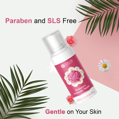 Skin Elements Intimate wash for Women (4.05 Fl Oz.) with Rose & Chamomile Water