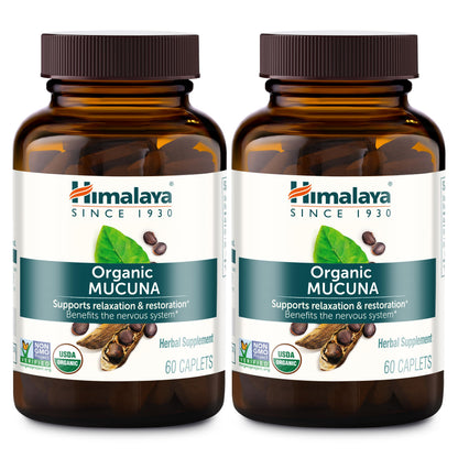Himalaya USDA Organic Mucuna Pruriens Supplement, 600 mg, 60 Caplets