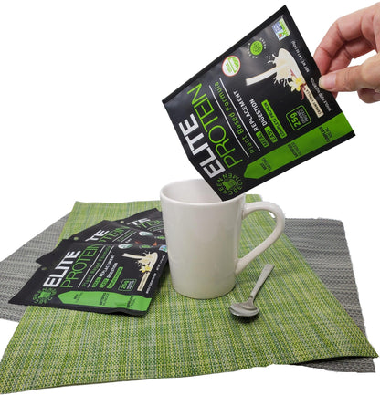 Green Regimen Elite Plant-Based Protein Powder - 25g Complete Hemp & Pea Protein