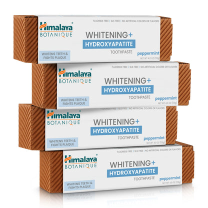 Himalaya Botanique Whitening+ Nano Hydroxyapatite Toothpaste, Mint, 4 oz