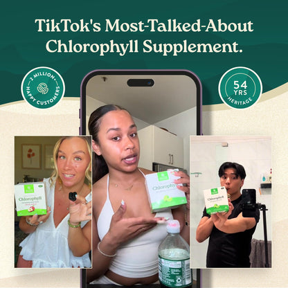 Nature's Sunshine Chlorophyll Stick Packs: Supercharge Your Detox and Boost Gut Health in Convenient, Delicious Stick Packs (Crisp Apple)