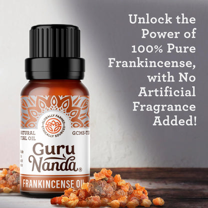 GuruNanda Frankincense Essential Oil, Pure & Natural, 2x15 mL