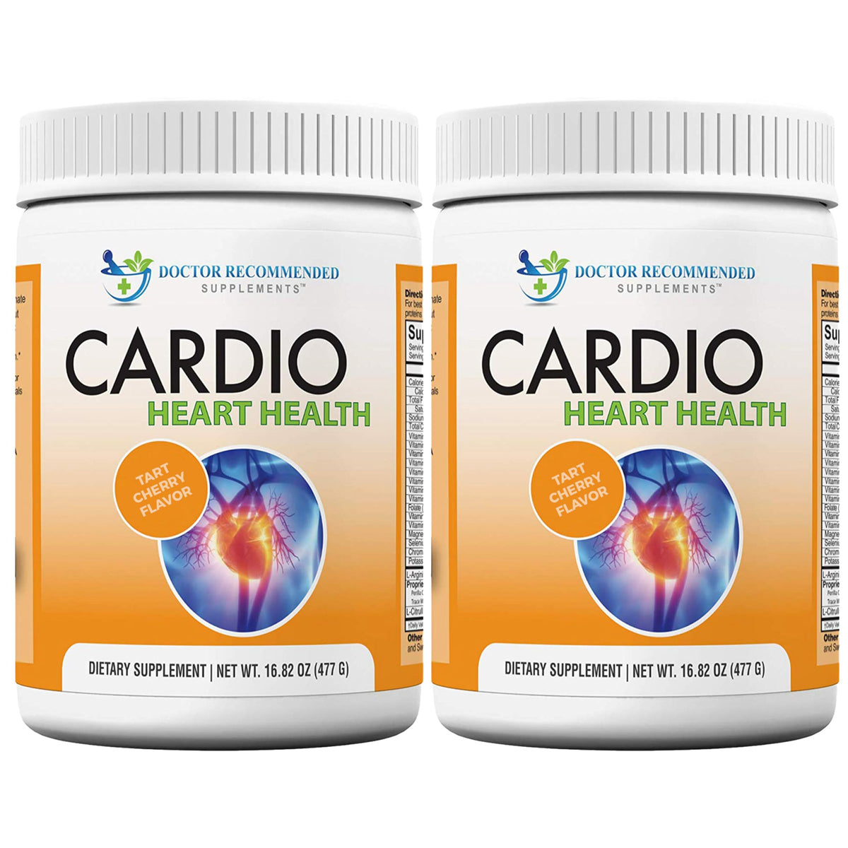 Cardio Heart Health Powder – L-Arginine Supplement 5000mg & L-Citrulline 1000mg,16.82 oz