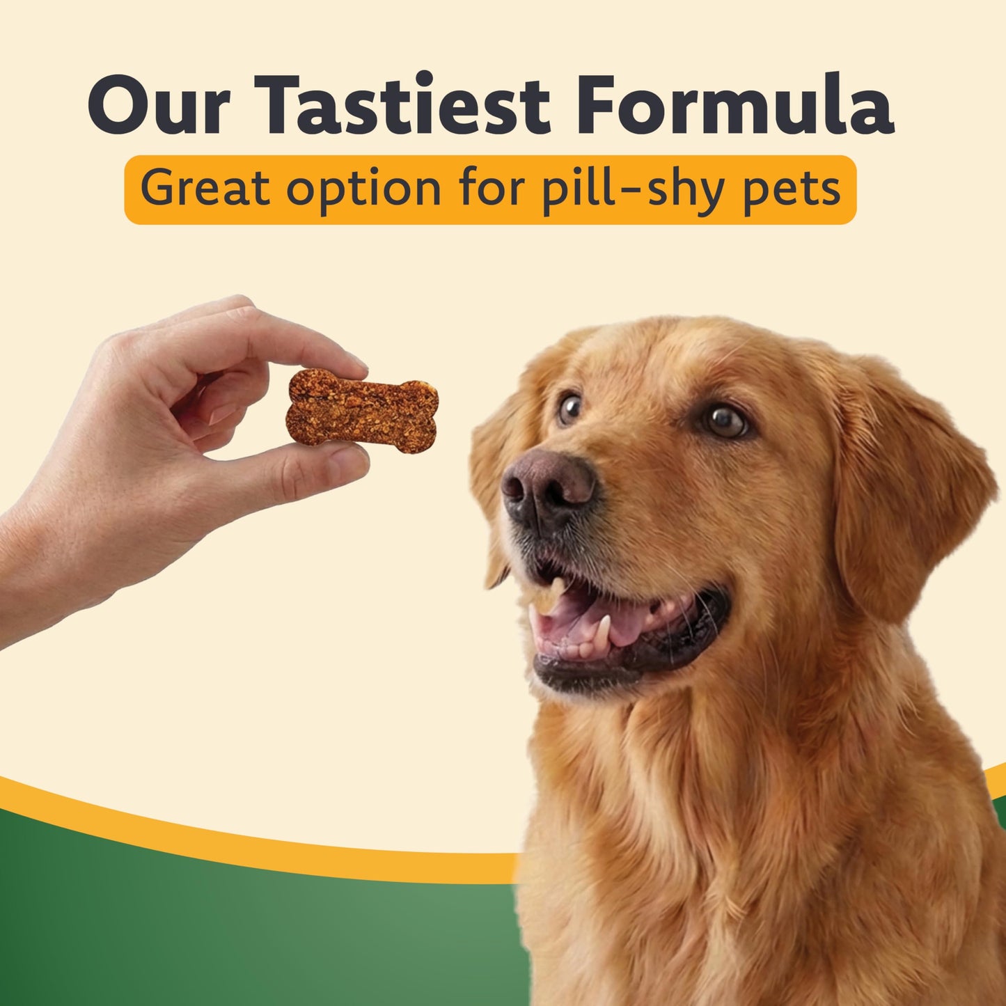 Cat & Dog Supplement for Eye Support - Chewable Vision Vitamins Supplements for Large and Small Pets Care with Lutein, Omega-3 Fatty Acids, Grape Seed Extract & Antioxidants