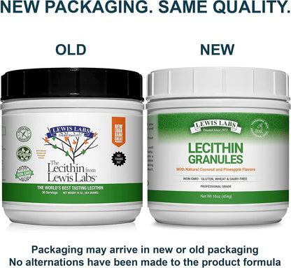Lecithin Granules Supplement | Natural Soy Lecithin Powder is an Excellent Source of Phosphatidyl Choline | Lactation Support, Immune Function & Support Brain Health, 16 oz