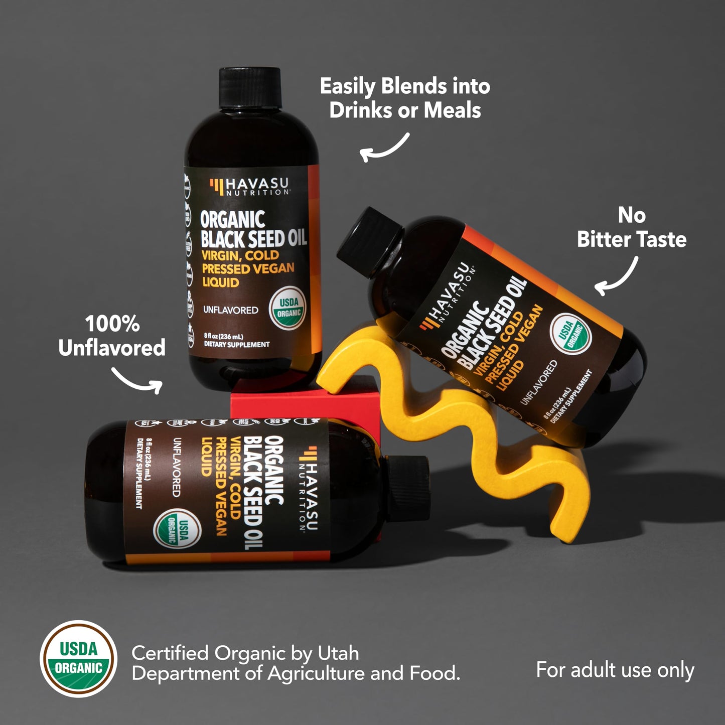 Black Seed Oil Capsules, Vegan, Non-GMO, Cold-Pressed Nigella Sativa, 90ct | 1500mg Per Serving Black Cumin Supplement for Skin Health, Immune Function, and Digestive Health, Unflavored, 30 Servings