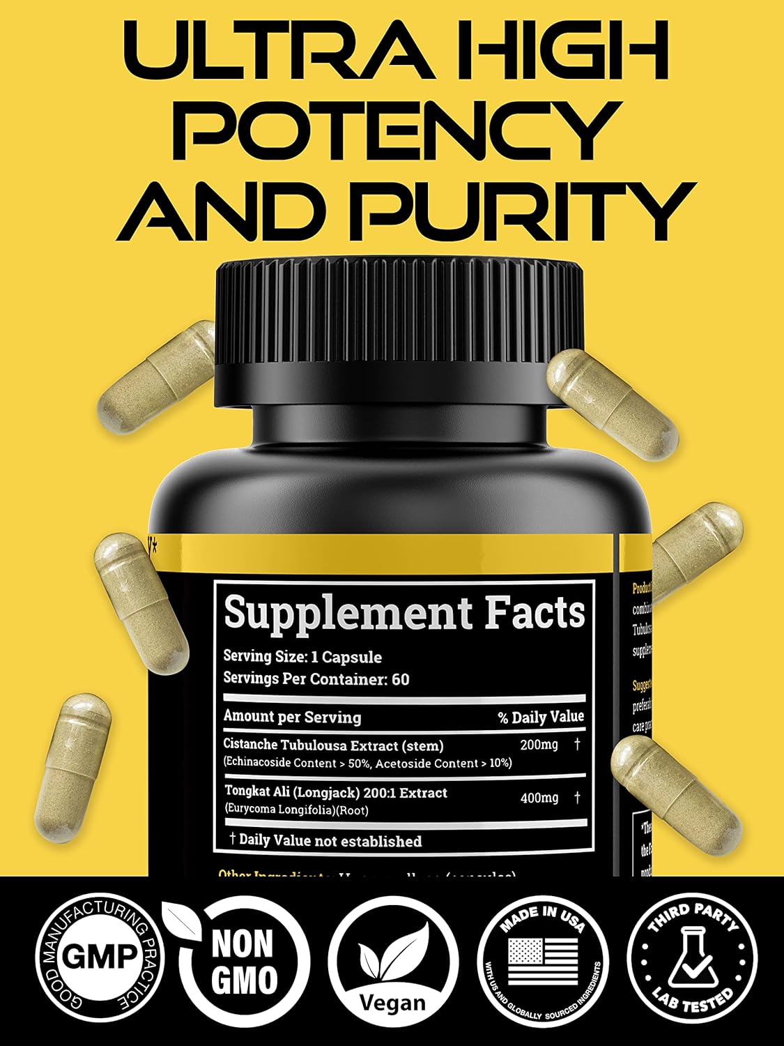 Black Forest Supplemets Starter Pack Bundle. 1 X Turkesterone + 1 X Cistanche (TESTO Pack)