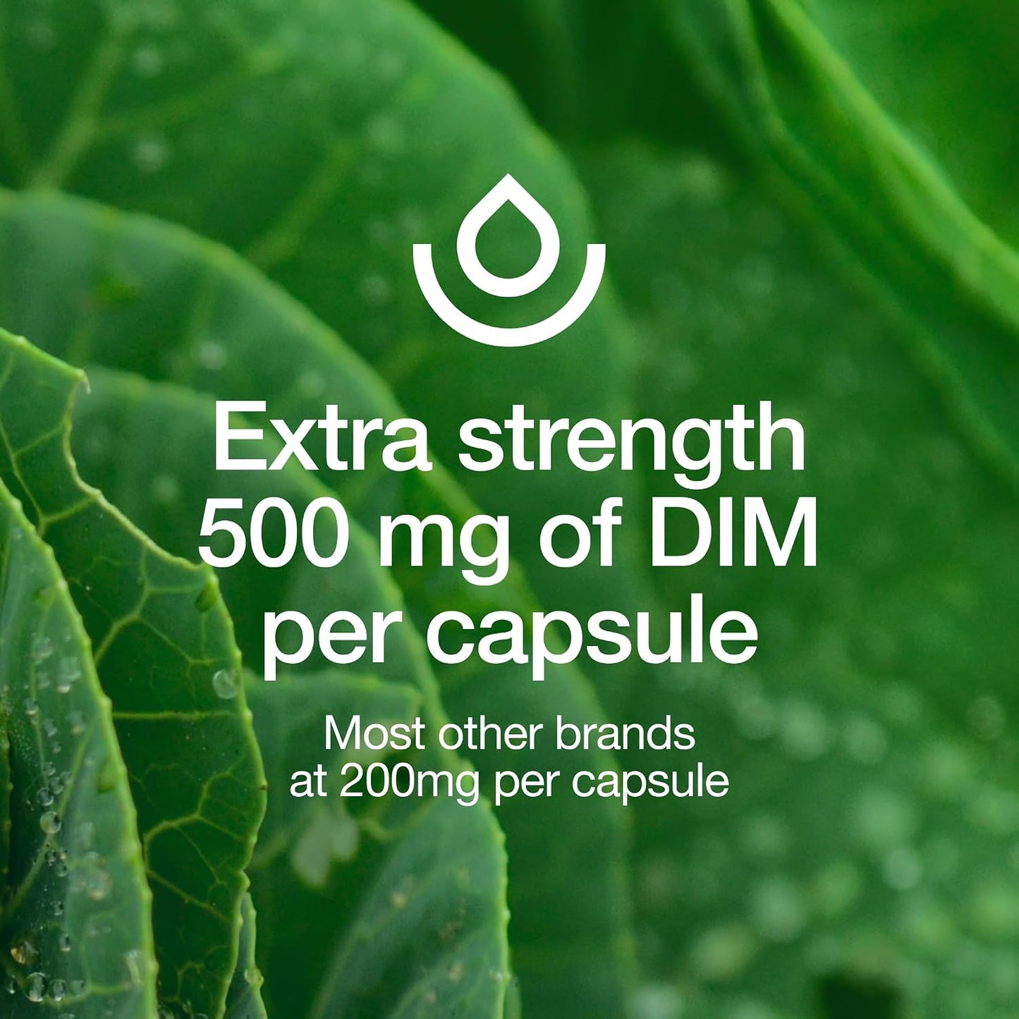 DIM Supplement 500mg - Diindolylmethane – Vegan, Non-GMO, Gluten-Free - 90 Capsules