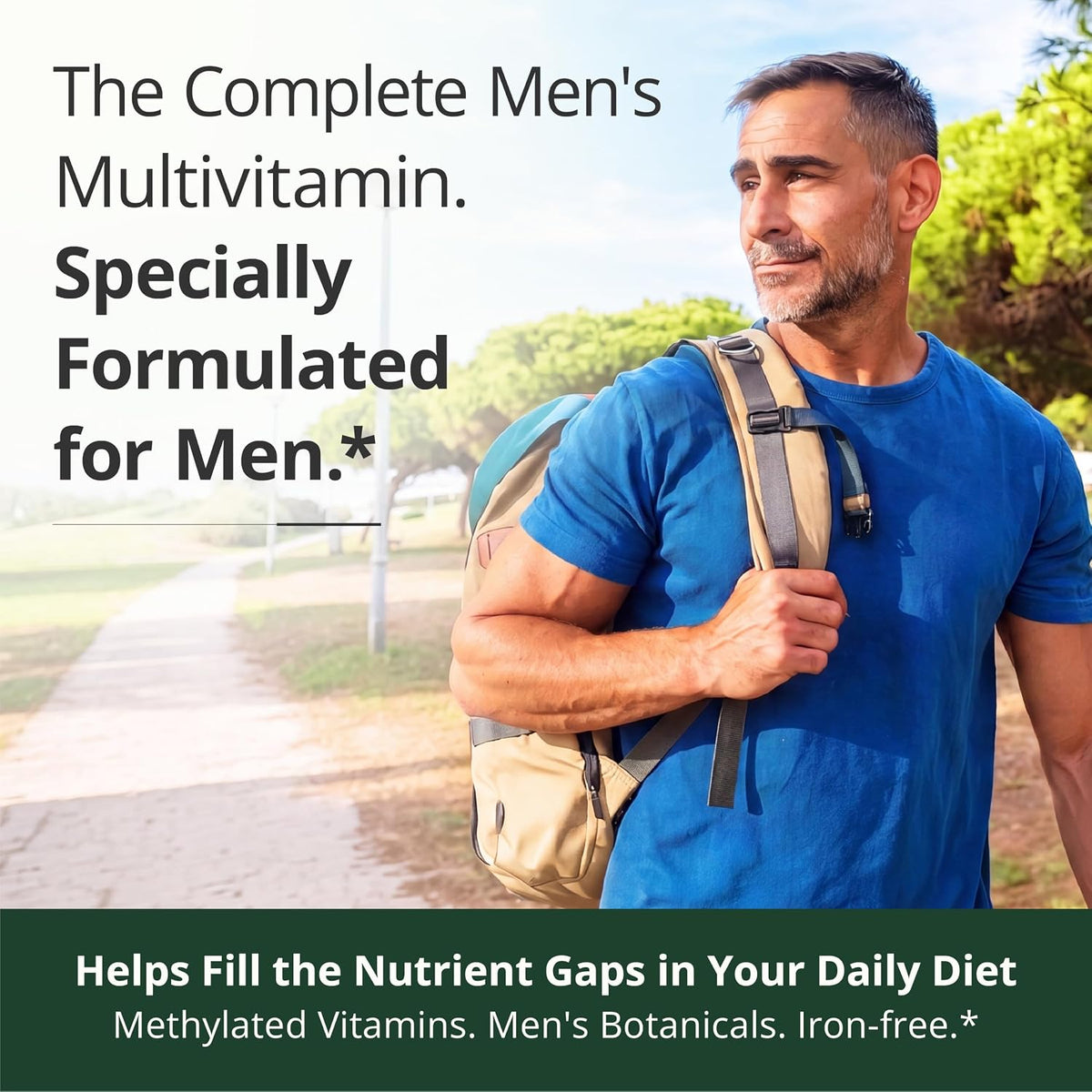 Multivitamin for Men – Methylated Multivitamin – Daily Wellness – 60 Caps
