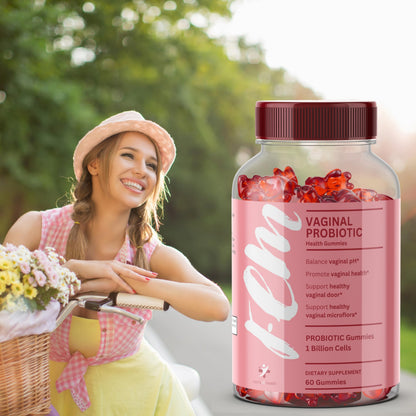 FEM Vaginal Probiotic Gummies for Women - Promotes pH Balance, Healthy Vaginal Odor & Urinary