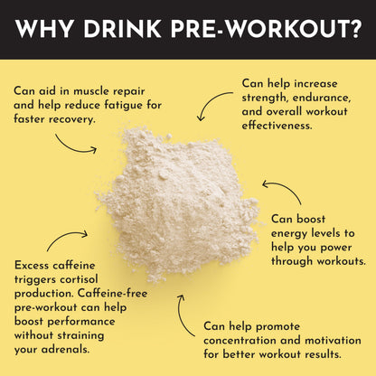 JUST INGREDIENTS Pre-Workout Raspberry Lemonade - Natural, Gluten-Free, No Artificial Sweeteners - 30 Servings, 150mg Caffeine