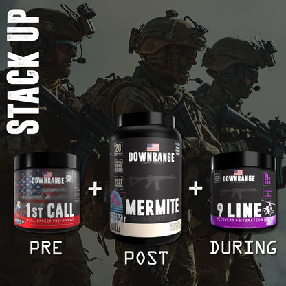DownRange Supplements Mermite Whey Protein Powder, Post Workout Muscle Recovery