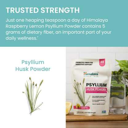 Himalaya Organic Psyllium Whole Husk Fiber Supplement,Unflavored,12 oz