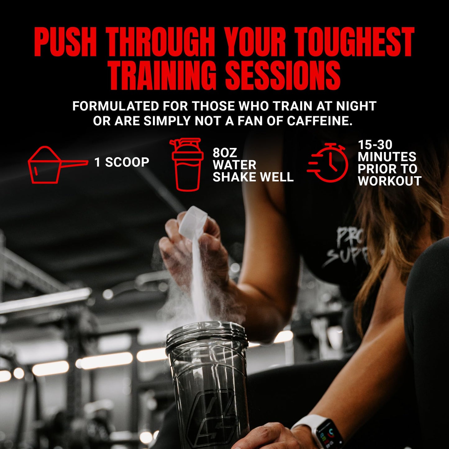 ProSupps Dr. Jekyll Signature Pre Workout Powder with Creatine - Stim-Free Preworkout Supports Focus & Endurance - Caffeine-Free Gym & Fitness Supplements (Blueberry Lemonade, 30 Servings)
