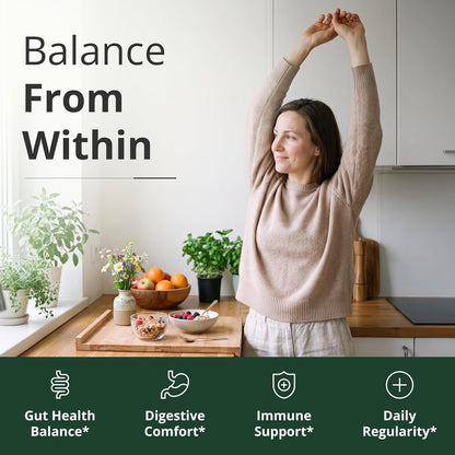 Probiotics for Women & Men, 40 Billion CFU Prebiotics for Gut Health 60 Ct