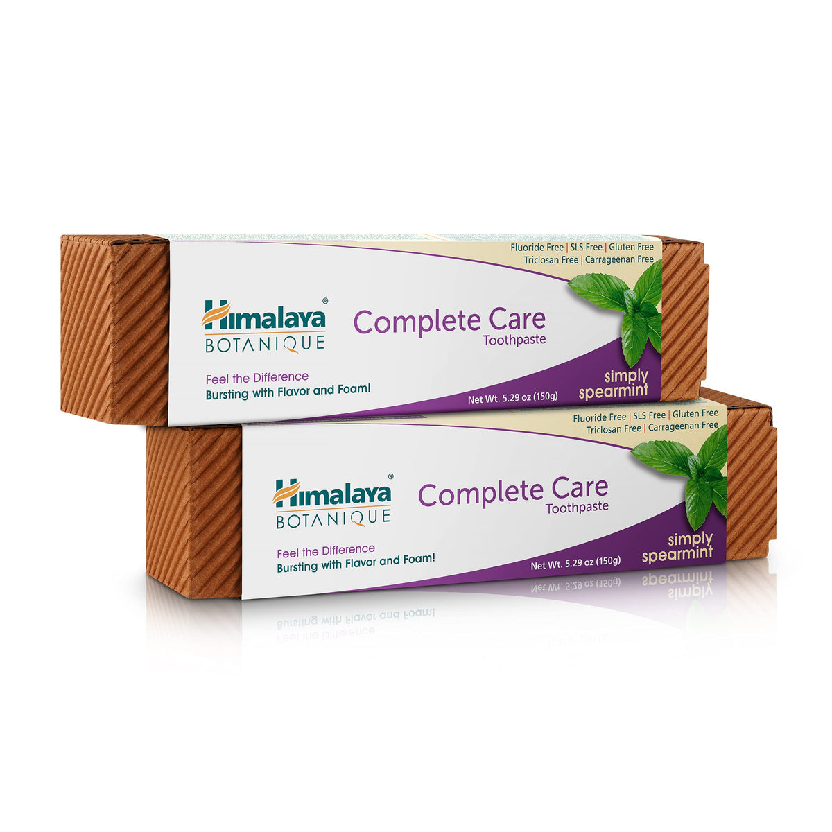Himalaya Botanique Complete Care Toothpaste, Herbal Variety 4 Pack, 5.29 oz