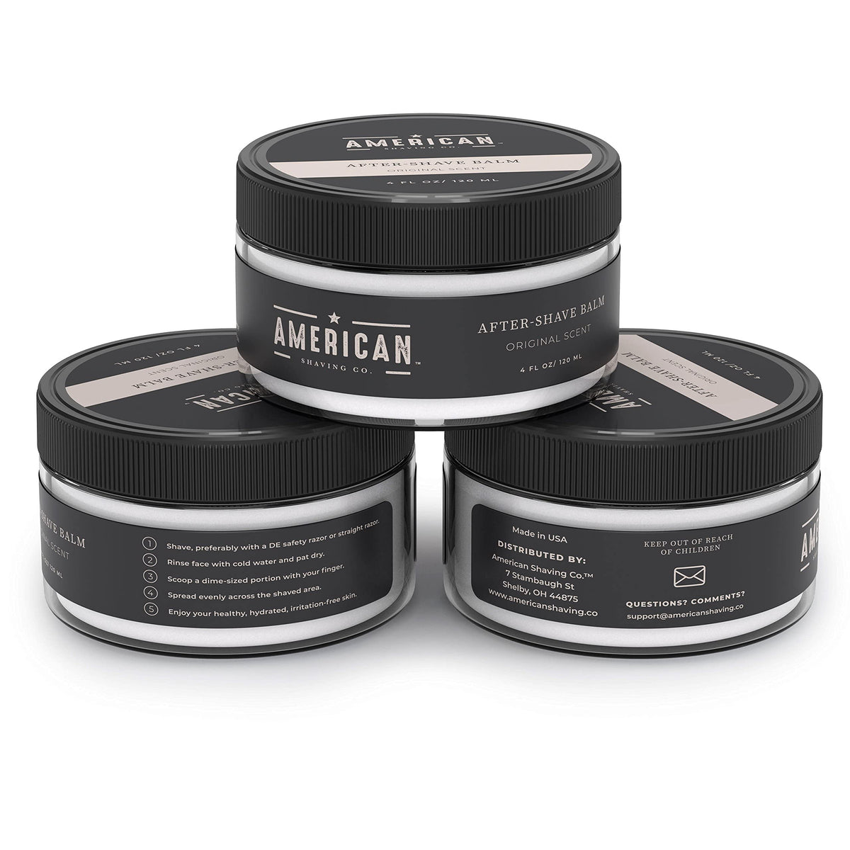 After Shave Balm for Smooth (Original Scent), Silky & Irritation Free Skin, Soothes and Moist