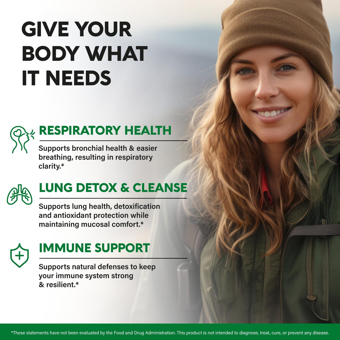 Mullein Lung Detox - Mullein Leaf 10:1 Extract - Marshmallow Root | Echinacea | Oregano | Quercetin | NAC - 15-in-1 Lung Support & Cleanse for Smokers Supplement - for Women & Men - 60 Vegan Capsules