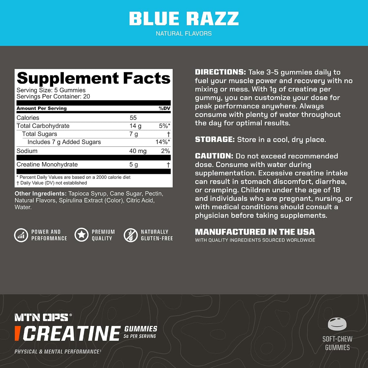 MTN OPS Creatine Gummies & Hydrate Summit Surge Electrolytes Bundle, Daily Hydration, Performance & Recovery Support