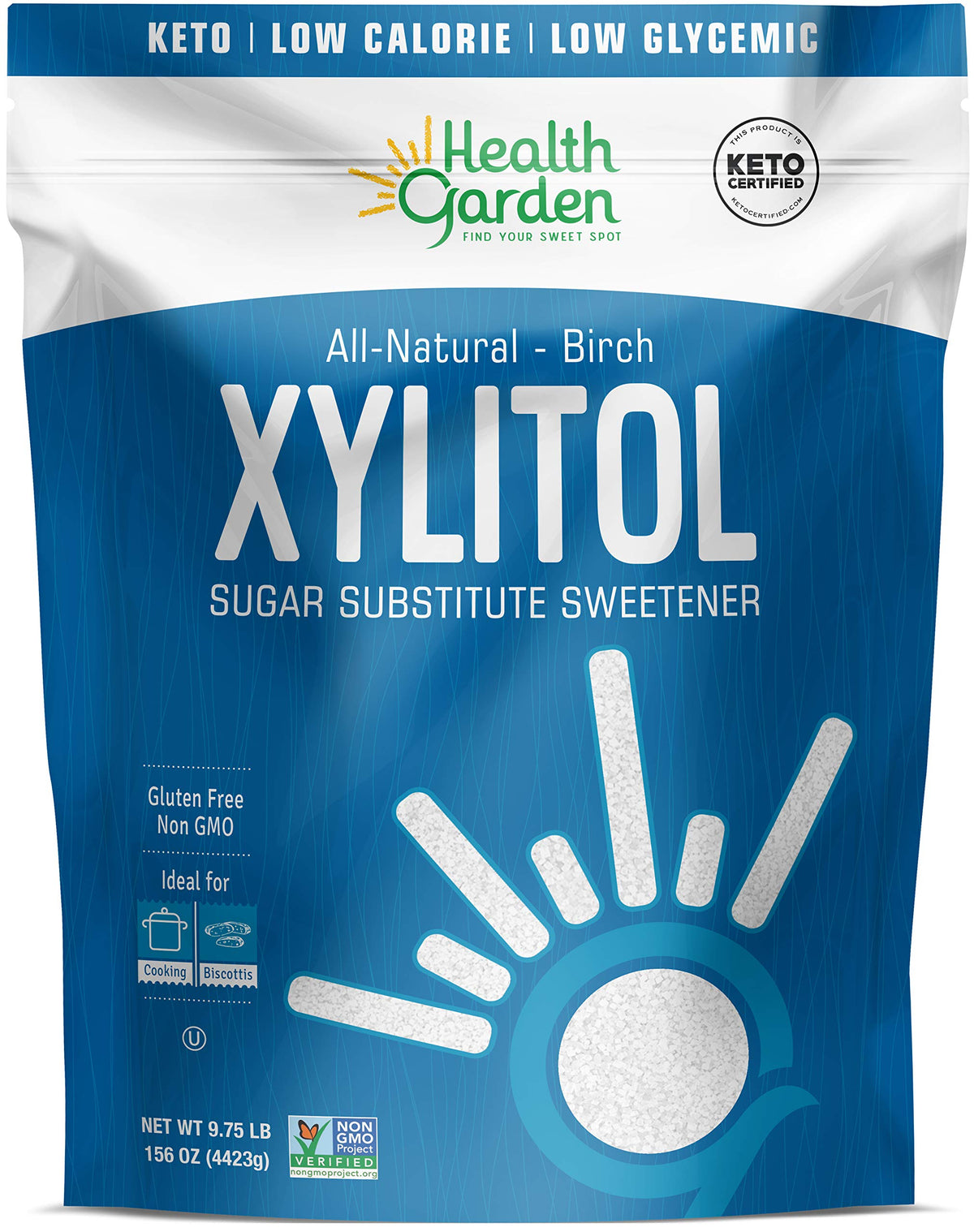 Health Garden Birch Xylitol Sweetener - Xylitol Sugar Substitute - 15 oz