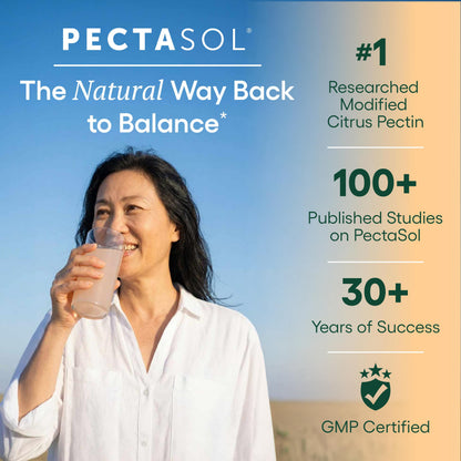 EcoNugenics PectaSol Modified Citrus Pectin – 184g Berry Powder – Total-Body Health Supplement to Support Immune System, Inflammation Response & Healthy Aging + Maintain Healthy Galectin-3 Levels