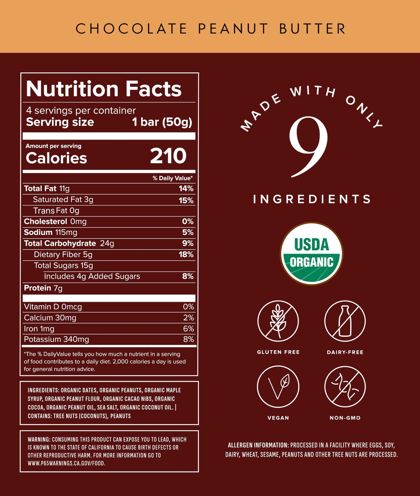 Truvani Plant Based Snack Bars | Variety | 12 Pack | Vegan | 5-8g Protein | USDA Organic and Vegan | Dairy, Soy, and Gluten Free | Individually Wrapped