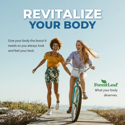 ForestLeaf Collagen Supplements Bundle - 2-in-1 Hydrolyzed Collagen Peptides Powder and Collagen Pills - Grass Fed Bovine Collagen for Women and Collagen for Men