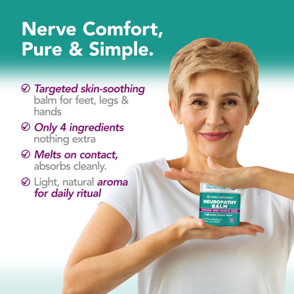 Owell Naturals Neuropathy Cream Extra Strength – Fast Absorbing Cooling for Leg, Feet & Hands – Advanced Soothing Formula with Aloe Vera, Arnica, MSM & Vitamin B6 – Made in USA, 2 fl oz