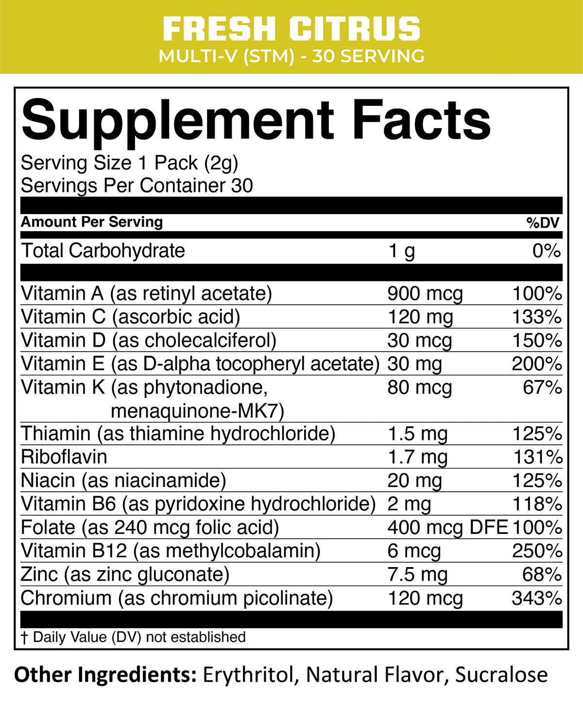 MTN OPS Multi-V Daily Multivitamin for Men & Women, 90 Capsules