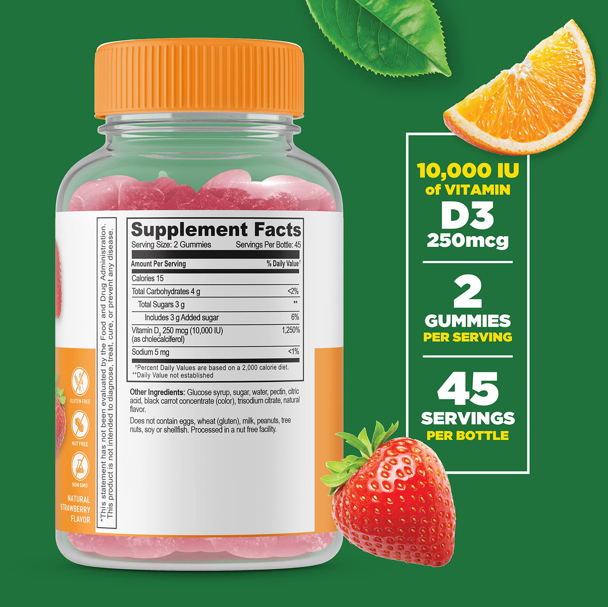 Lifeable Women's Prenatal Multivitamin + Vitamin D 10000 IU, Gummies Bundle - Great Tasting, Vitamin