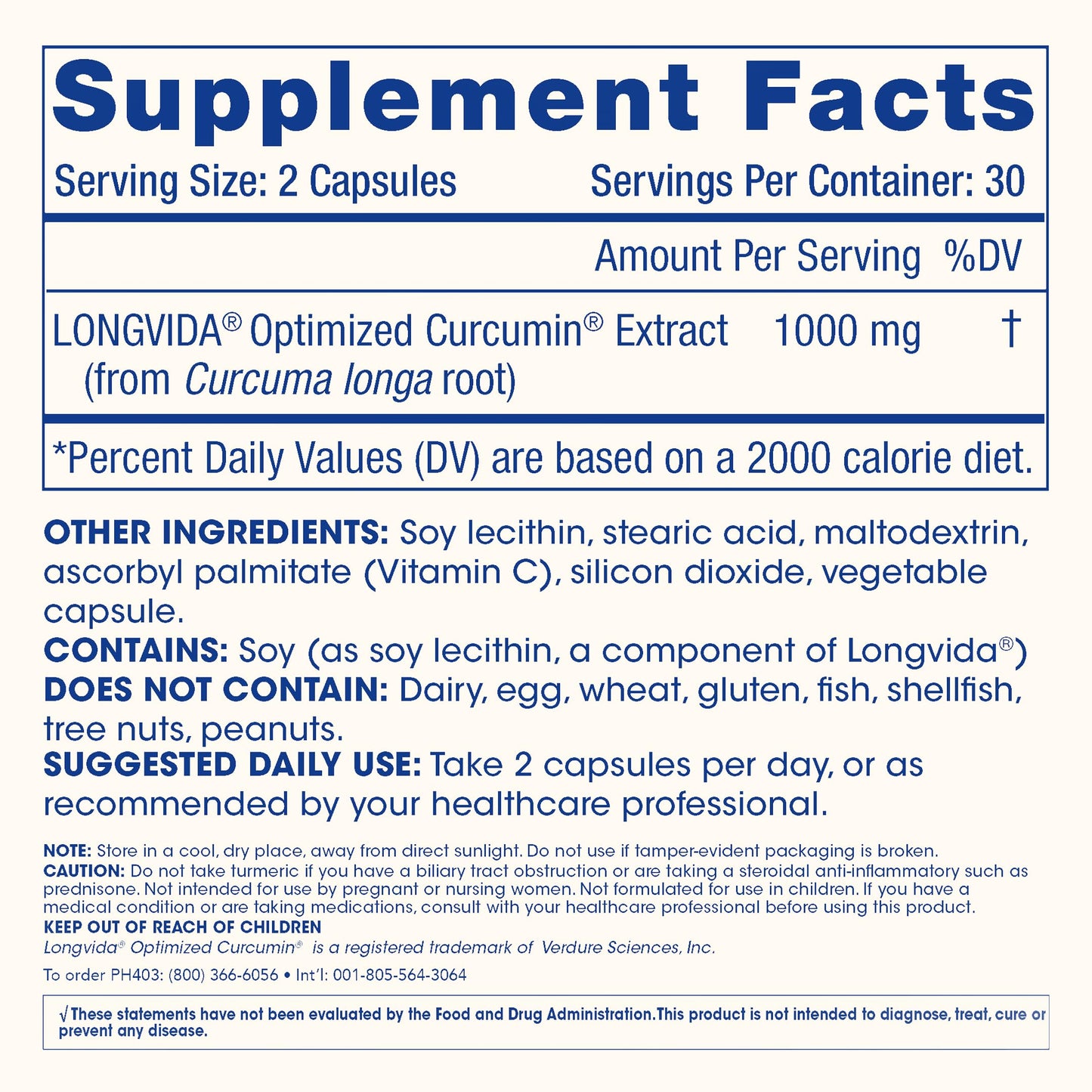 ProHealth Turmeric Curcumin Supplement: 285 Times More Bioavailable- Developed by Neuroscientists. 1000 mg Concentrated Longvida Curcumin Extract Per Serving (60 X 500mg Capsules/Bottle) 2 Pack