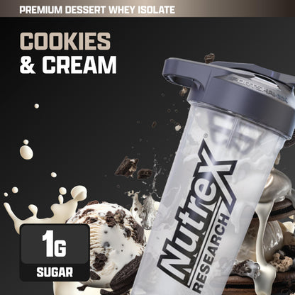 Nutrex Research IsoFit Whey Protein Powder Instantized 100% Whey Protein Isolate (30 Servings (Pack of 1), Vanilla Bean Ice Cream)