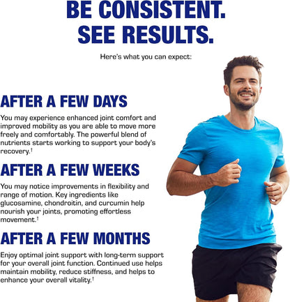 Nutra Disc & Joint Support Supplement - Clinically Formulated Restorative Cartilage Ligament and Tendon Supplement with Patented Meriva Curcumin & Glucosamine and Chondroitin for Adults - 90 Servings