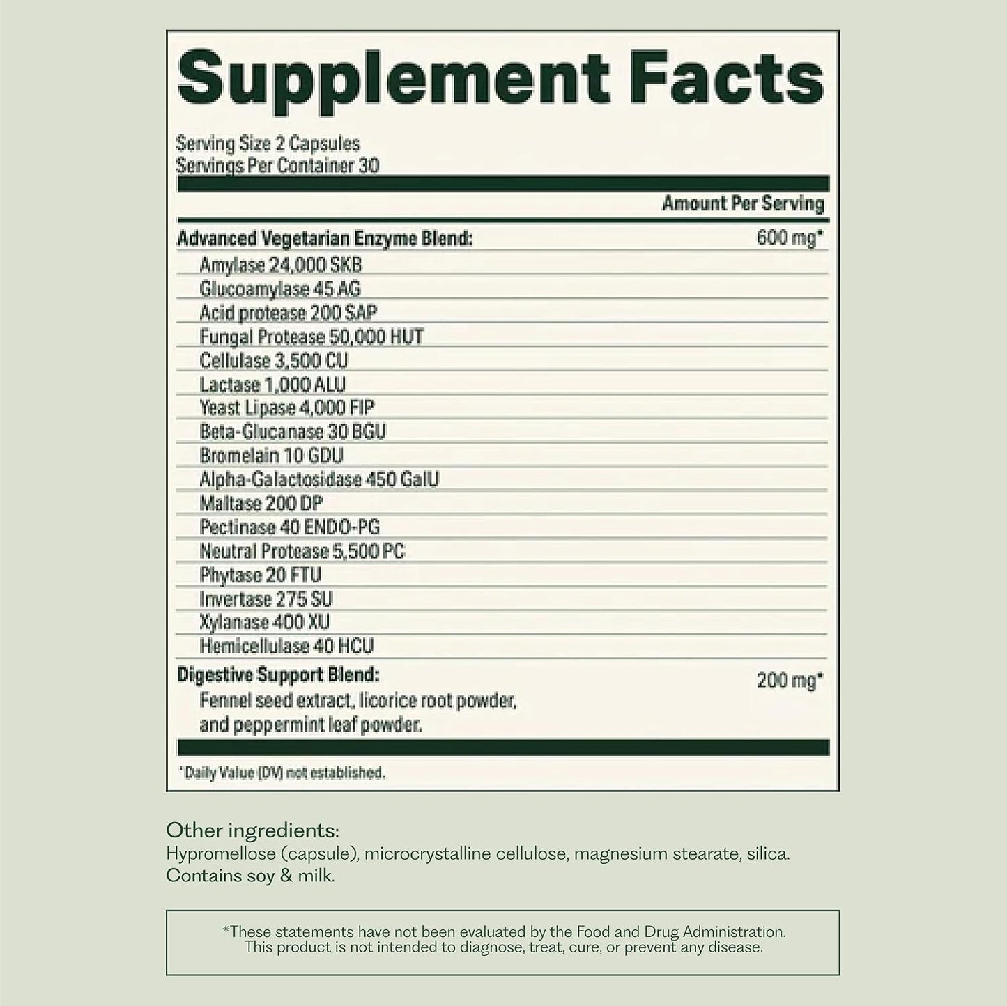 Enzyme 365 Advanced Digestive Enzymes Supplement with 17 Enzymes & Soothing Herbs | Supports Digestion, Reduces Bloating & Gas, Boosts Nutrient Absorption & Energy | 30 Servings | 17 Enzymes & Soothing Herbs, Supports Digestion, Reduces Bloating & Gas, Bo