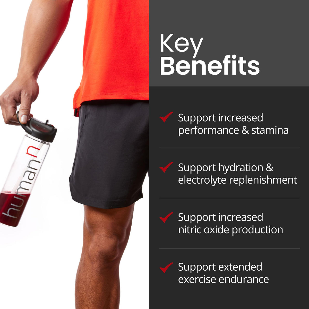 humanN SuperBeets Pre Workout Powder – Caffeine Free – Nitric Oxide Supplement