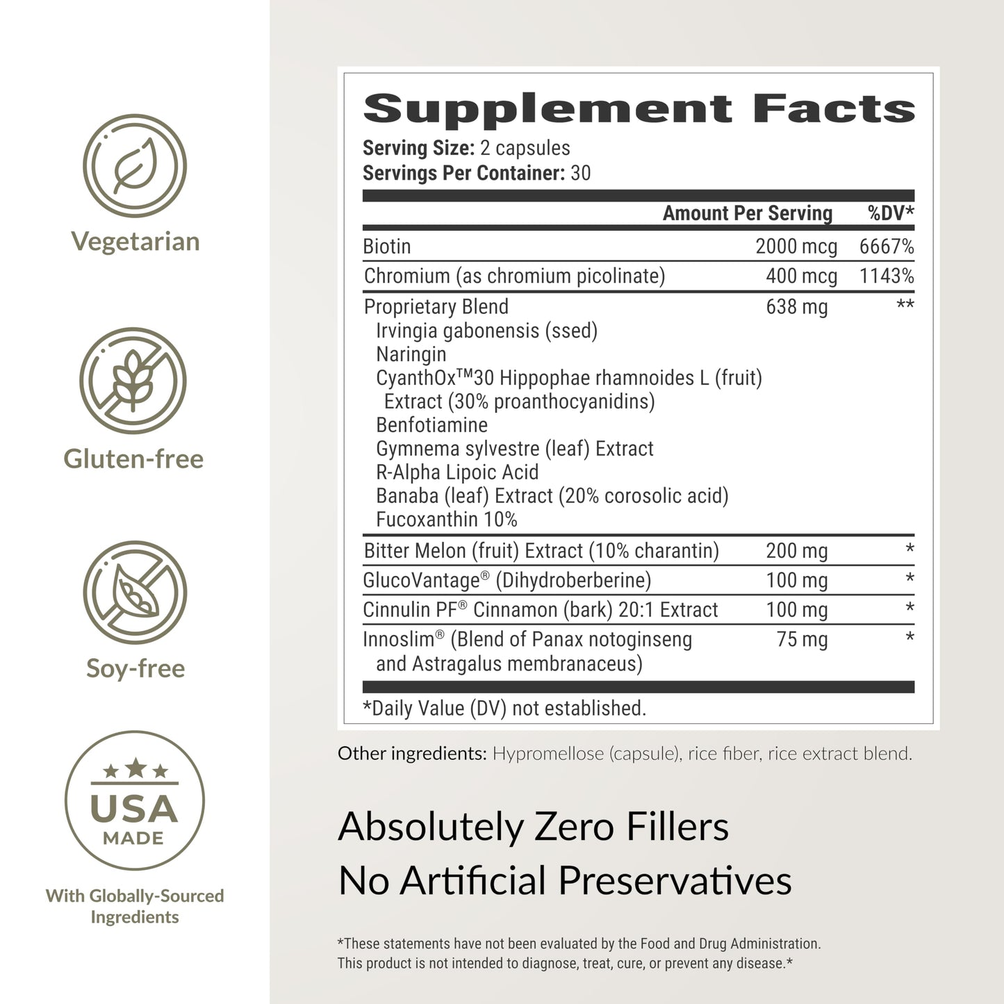 BIOptimizers Berberine Breakthrough Supplement - Metabolic Support –Healthy Metabolism - 60 Capsules – Vegetarian, Gluten-Free, Soy-Free