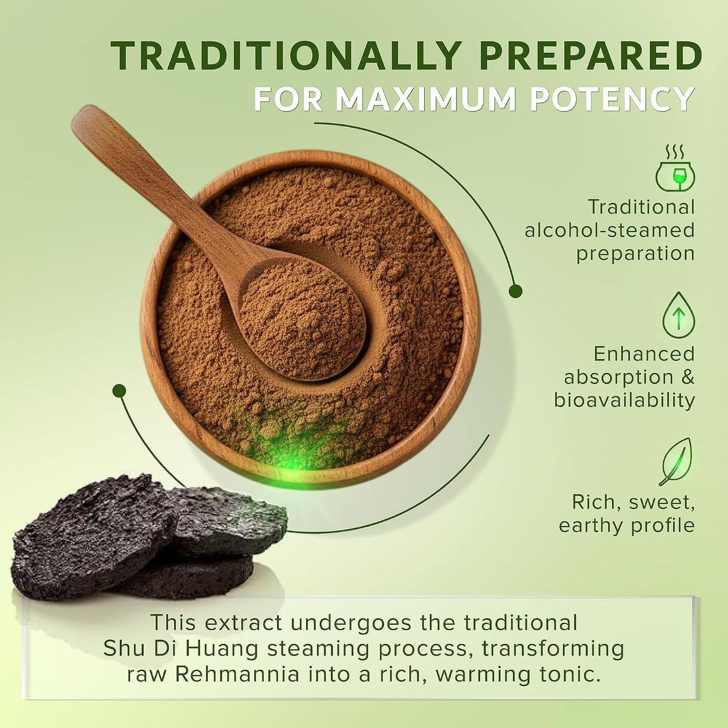 Organic Prepared Rehmannia Root Extract 5:1 (Shu Di Huang)- The Ultimate Blood & Jing Tonic for Adrenal Support, Healthy Aging & Recovery- Doctor Formulated (4oz)