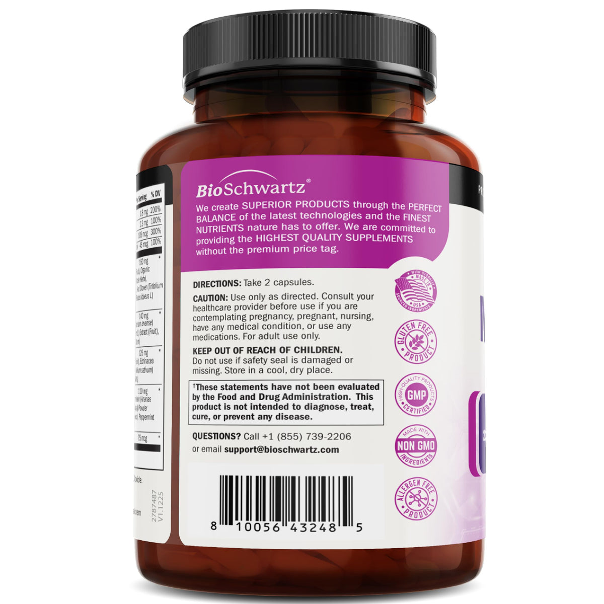 Daily Multivitamin for Women 50 & Over, 60 Capsules