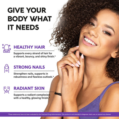 Liquid Biotin & Collagen 60,000 mcg - Vitamins for Hair Growth Support - Extra Strength Drops for Women & Men - Liquid Collagen Supplement - Strong Nails & Healthy Skin - Raspberry Flavor, 2 Fl Oz