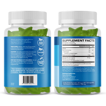 Ashwagandha 1000mg Per Serving with Artichoke Extract, 45 Servings | Ashwagandha Capsules for Stress, Mood and Energy Support, Adaptogenic Herbal Support for Adults, Vegan, Non-GMO, 90 Count