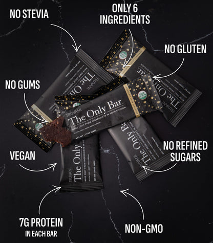 Truvani Plant Based Snack Bars | Variety | 12 Pack | Vegan | 5-8g Protein | USDA Organic and Vegan | Dairy, Soy, and Gluten Free | Individually Wrapped